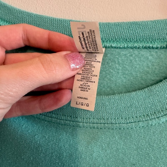 2/$15 Teal 'MAMA' Sweatshirt - Picture 3 of 4